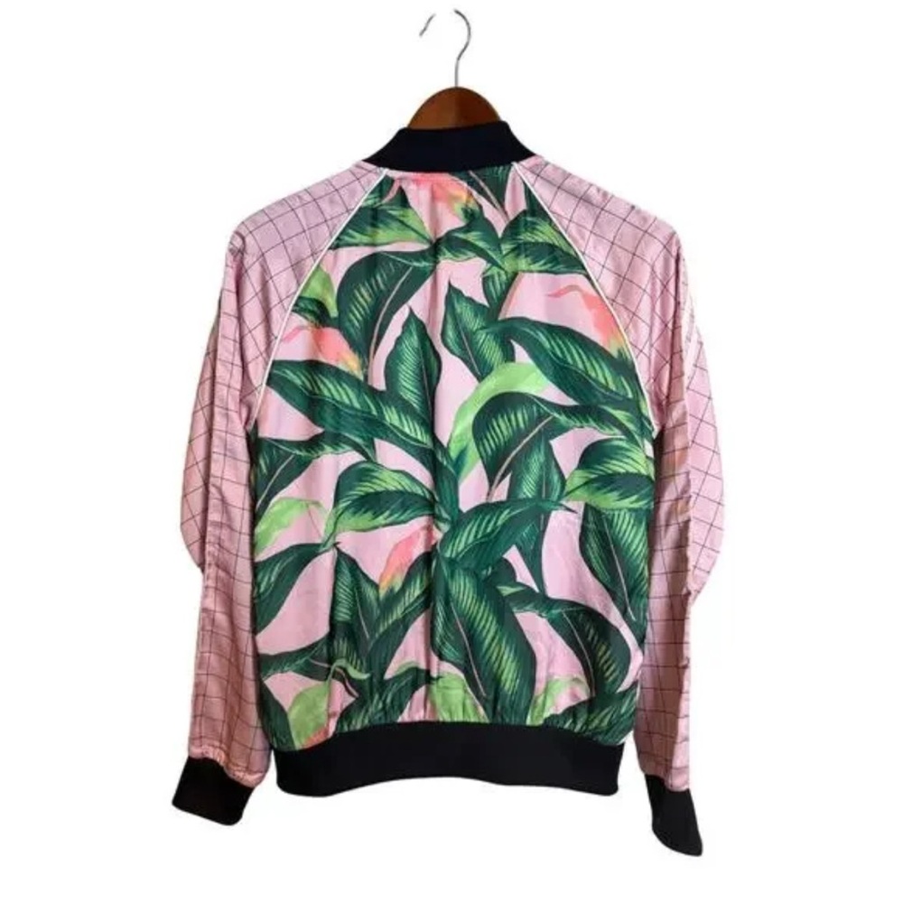Adidas x Farm Rio Tropical Leaf Bomber Jacket - Picture 5 of 7